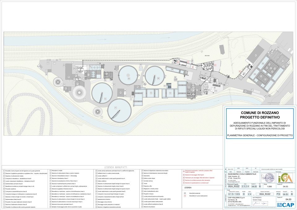 Tav 04.03 PlanGen Configurazione progetto